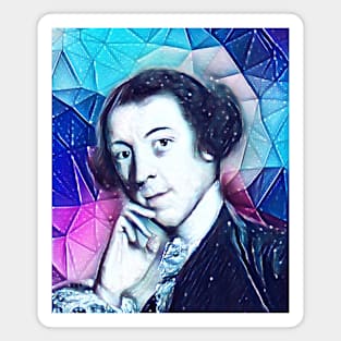 Horace Walpole Snowy Portrait | Horace Walpole Artwork 13 Magnet